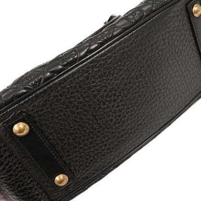 Louis Vuitton Mizi Vienna Handbag Monogram Quilted Lambskin, BLACK, LEATHER, Handbag