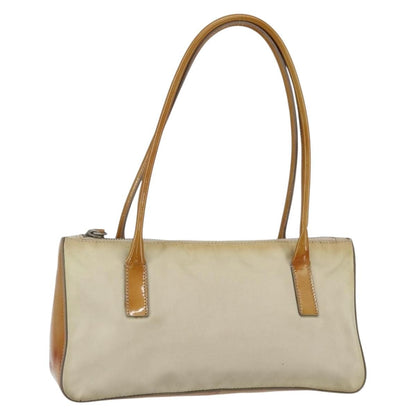 Prada Vintage Handbag Tessuto, BEIGE, NYLON, Handbag