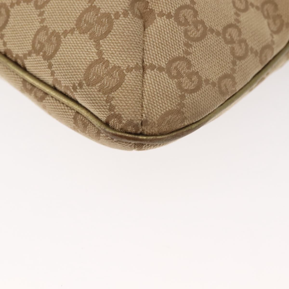 Gucci Web Strap Messenger Bag GG Canvas, BEIGE, CANVAS, Shoulder bag