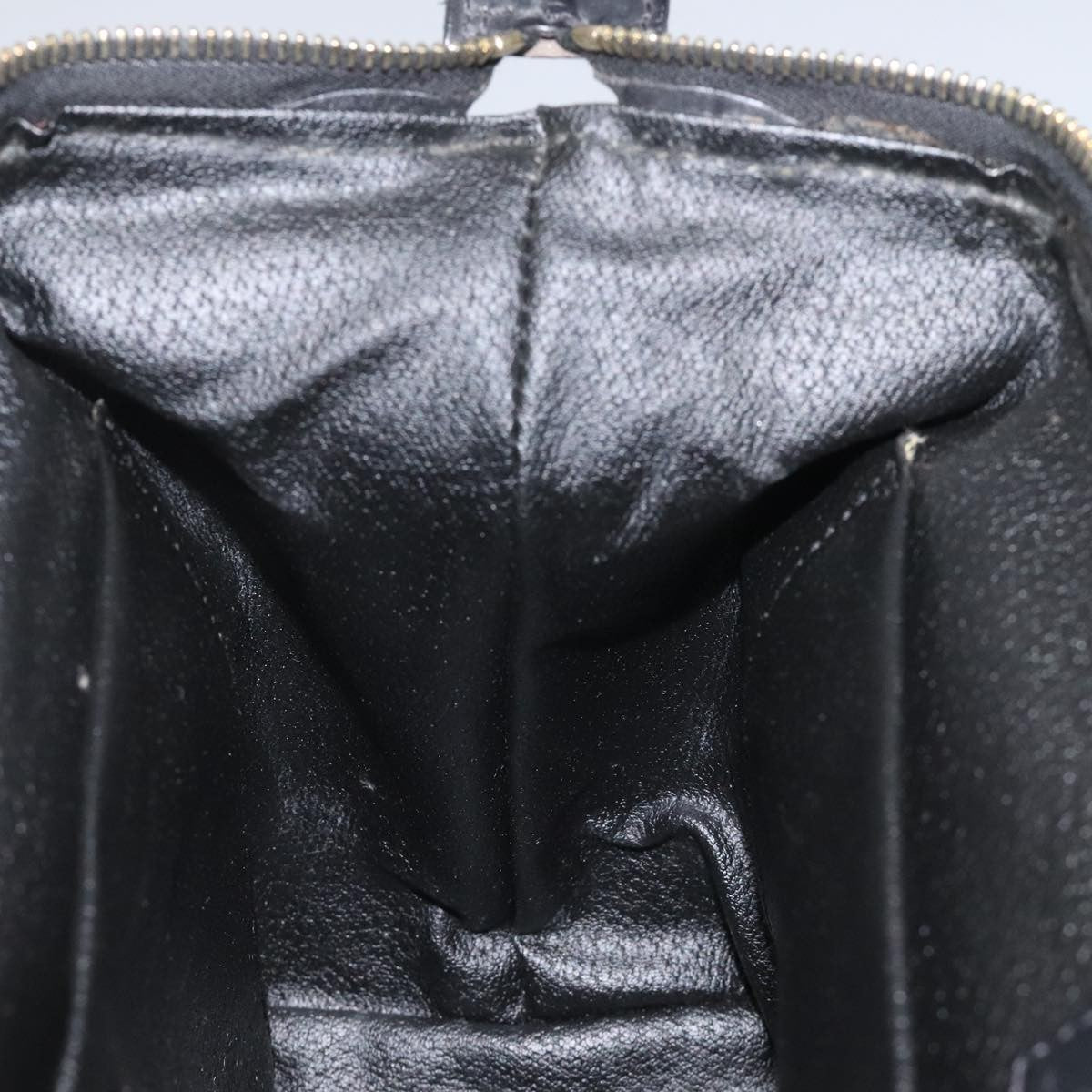 Celine Macadam Pochette Canvas and Leather, BLACK, CANVAS, Clutche & pouche