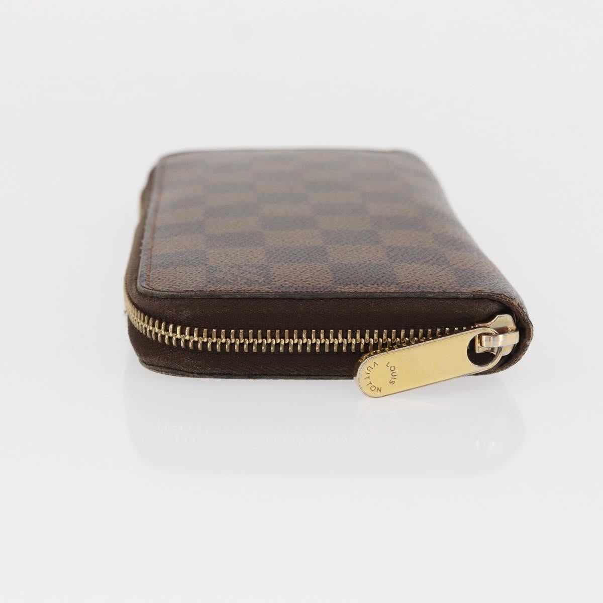 Louis Vuitton Zippy Wallet NM Damier, BROWN, CANVAS, Wallets