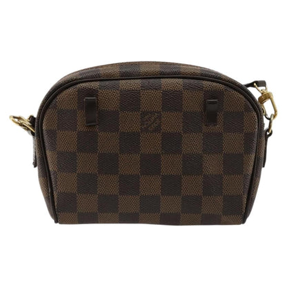 Louis Vuitton Ipanema Pochette Damier, Brown, Canvas, Clutch