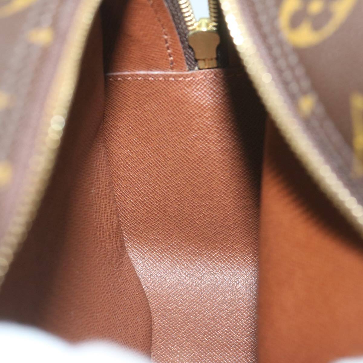 Louis Vuitton Blois Handbag Monogram Canvas, BROWN, CANVAS, Handbag