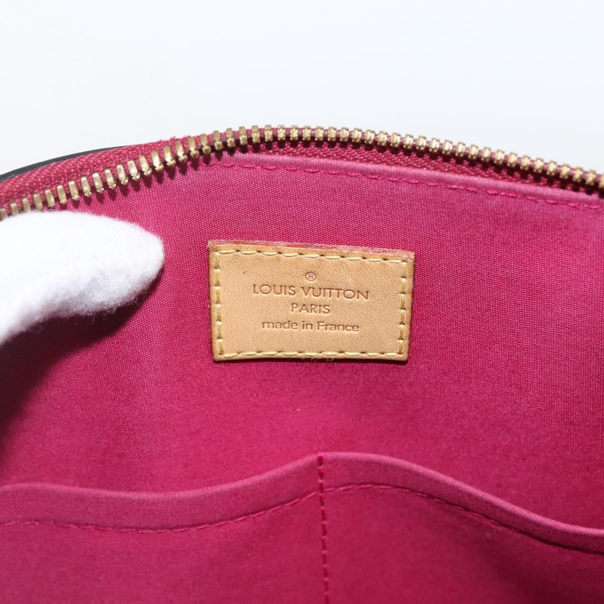Louis Vuitton Alma Handbag Patent Leather, RED, PATENT_LEATHER, Handbag