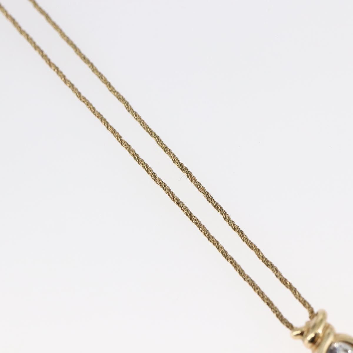 Christian Dior CD Pendant Necklace Metal, GOLD, METAL, Necklace