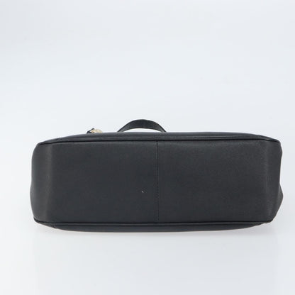 Bvlgari Handbag Leather, BLACK, LEATHER, Handbag