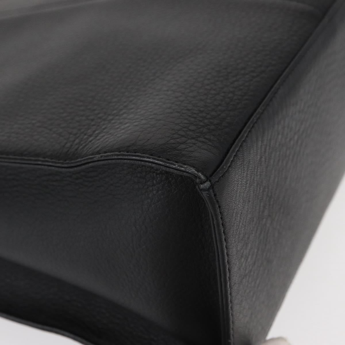 Burberry Vintage Handbag Leather, BLACK, LEATHER, Handbag