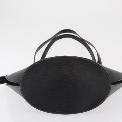 Louis Vuitton Saint Jacques Handbag Epi Leather, BLACK, LEATHER, Shoulder bag