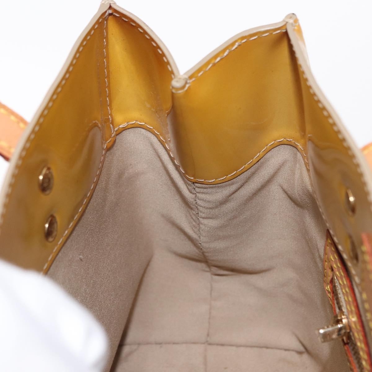 Louis Vuitton Reade Handbag Monogram Vernis, BEIGE, PATENT_LEATHER, Handbag