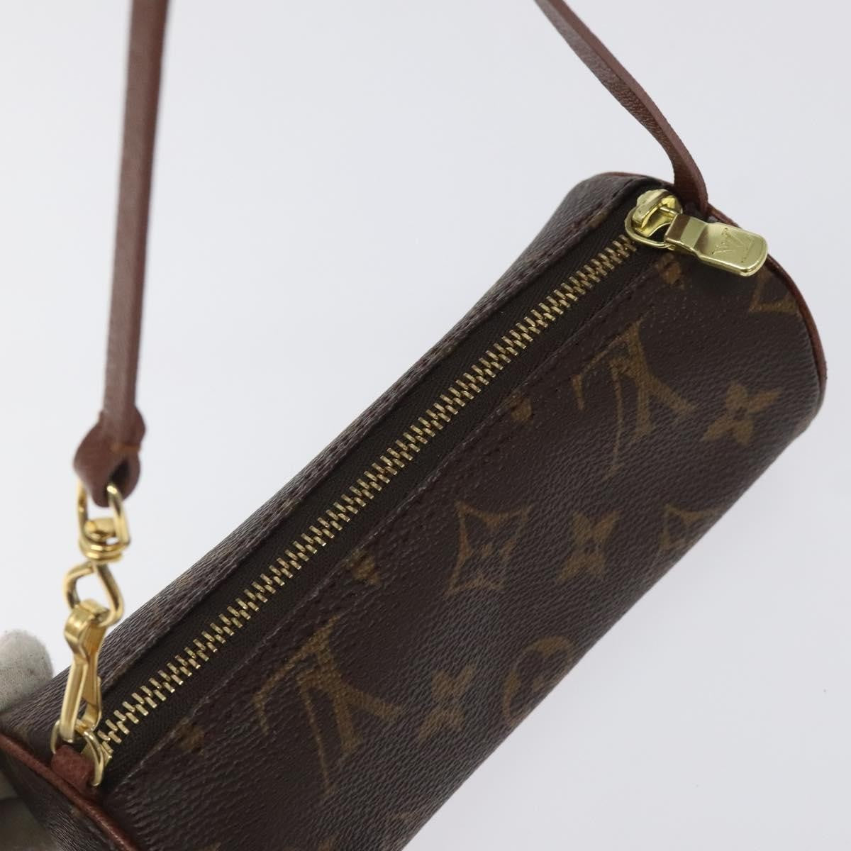 Louis Vuitton Papillon Pochette Monogram Canvas, BROWN, CANVAS, Handbag