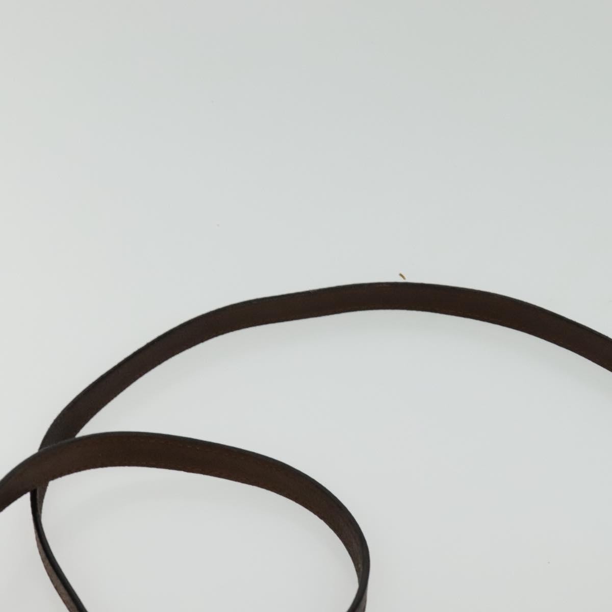 Salvatore Ferragamo Gancini Shoulder Bag Leather, BROWN, LEATHER, Shoulder bag