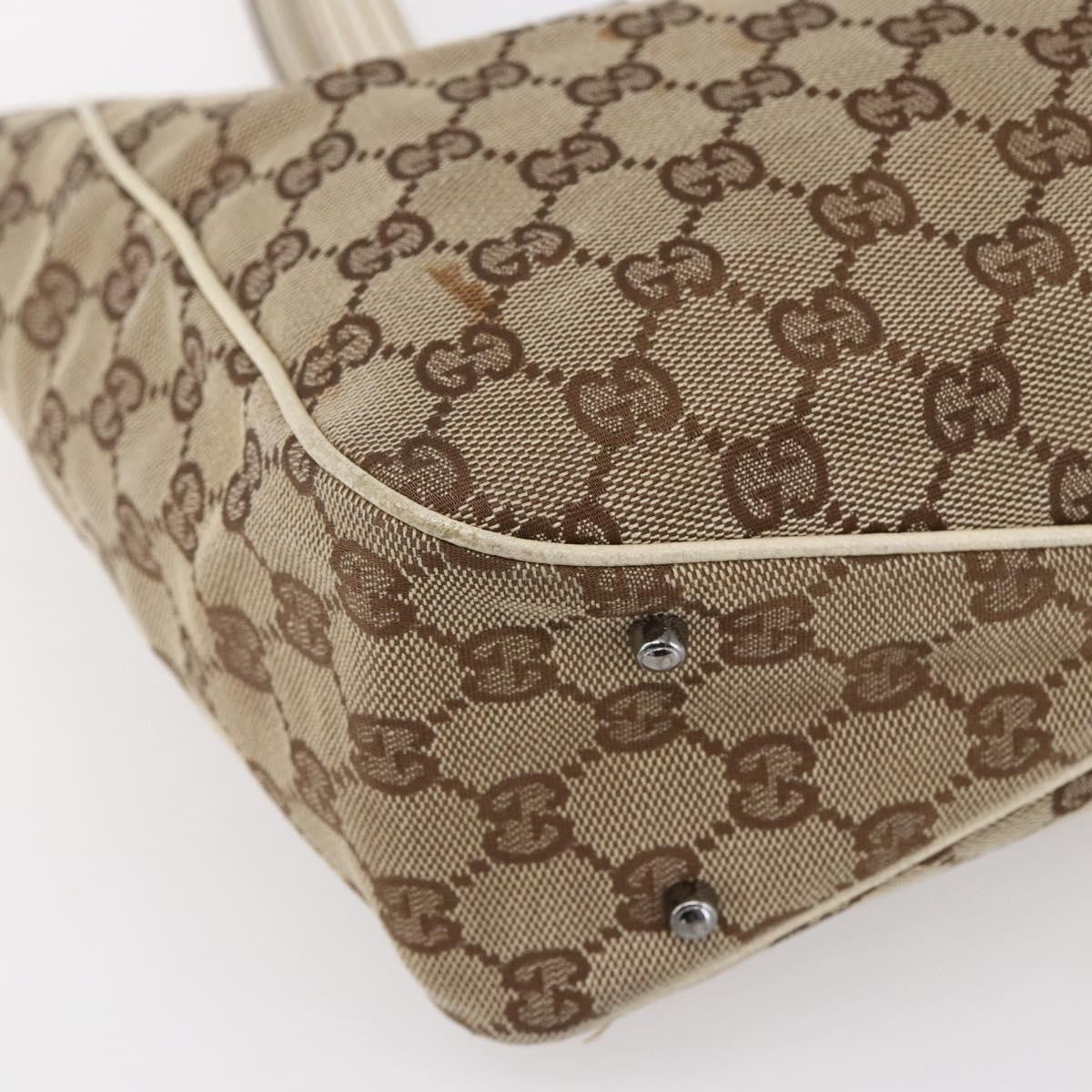 Gucci Open Tote GG Canvas, BEIGE, CANVAS, Tote bag