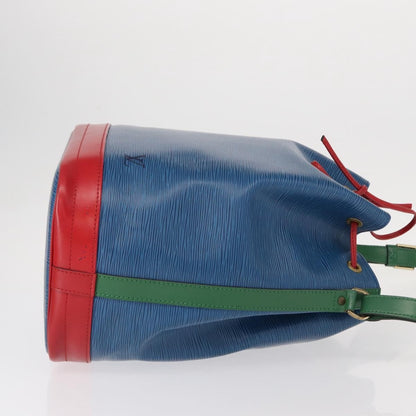 Louis Vuitton Tricolor Noe Handbag Epi Leather, BLUE, LEATHER, Shoulder bag