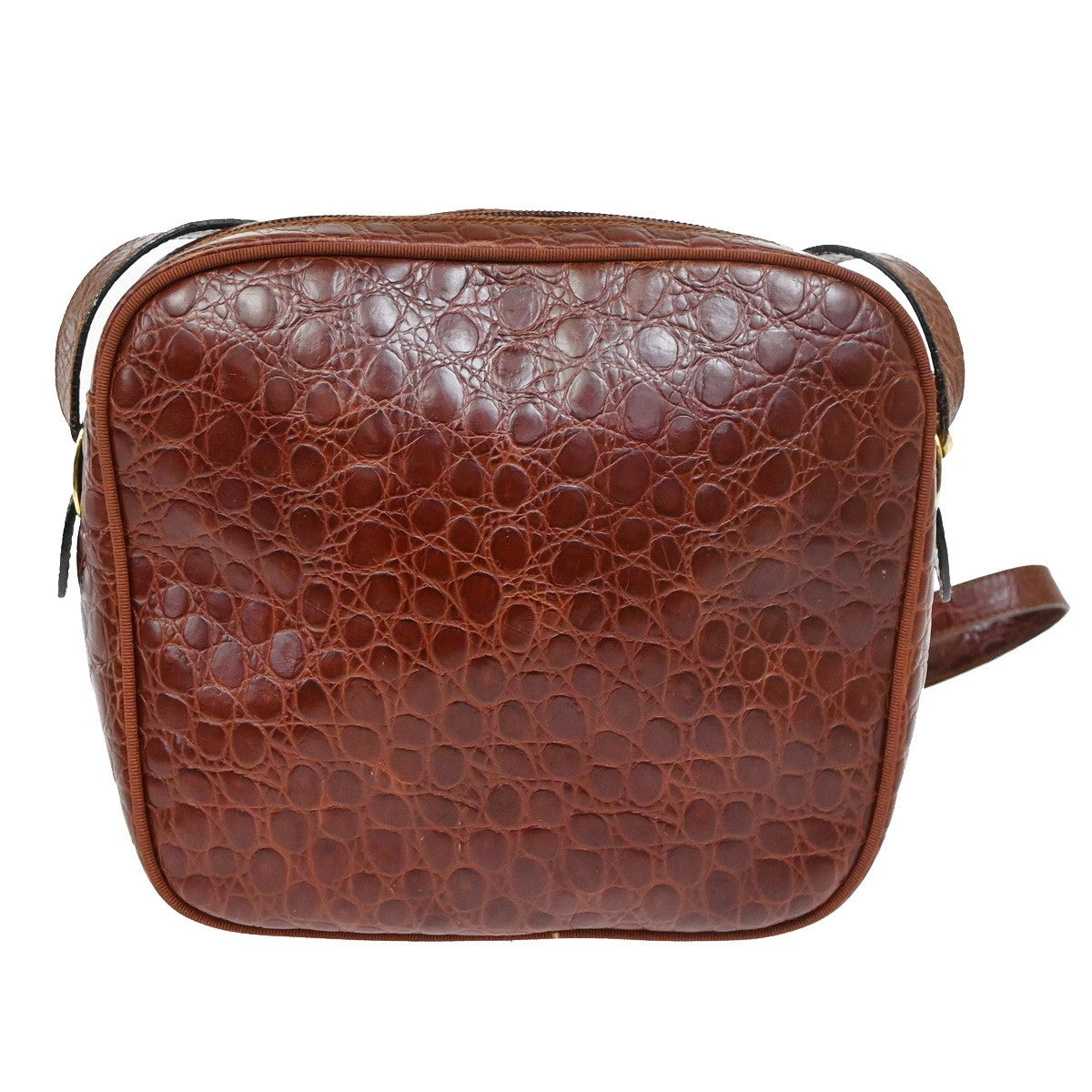 Salvatore Ferragamo Vala Shoulder Bag Leather, Brown, Leather, Shoulder Bag