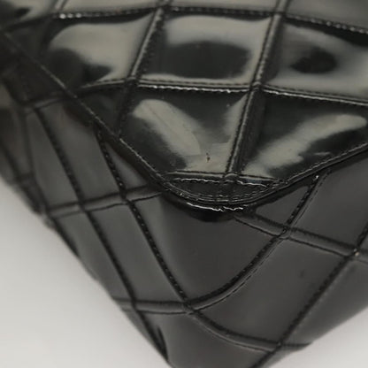 Chanel Vintage Shoulder Bag Patent leather, BLACK, PATENT_LEATHER, Shoulder bag
