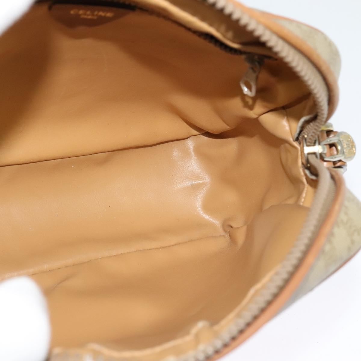 Celine Macadam Shoulder Bag PVC Leather, BEIGE, CANVAS, Shoulder bag