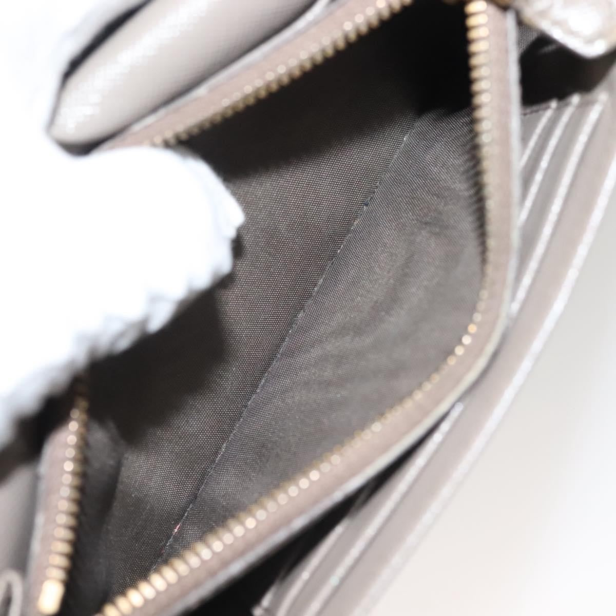 Prada Wallet on Strap Saffiano Leather, BEIGE, LEATHER, Shoulder bag