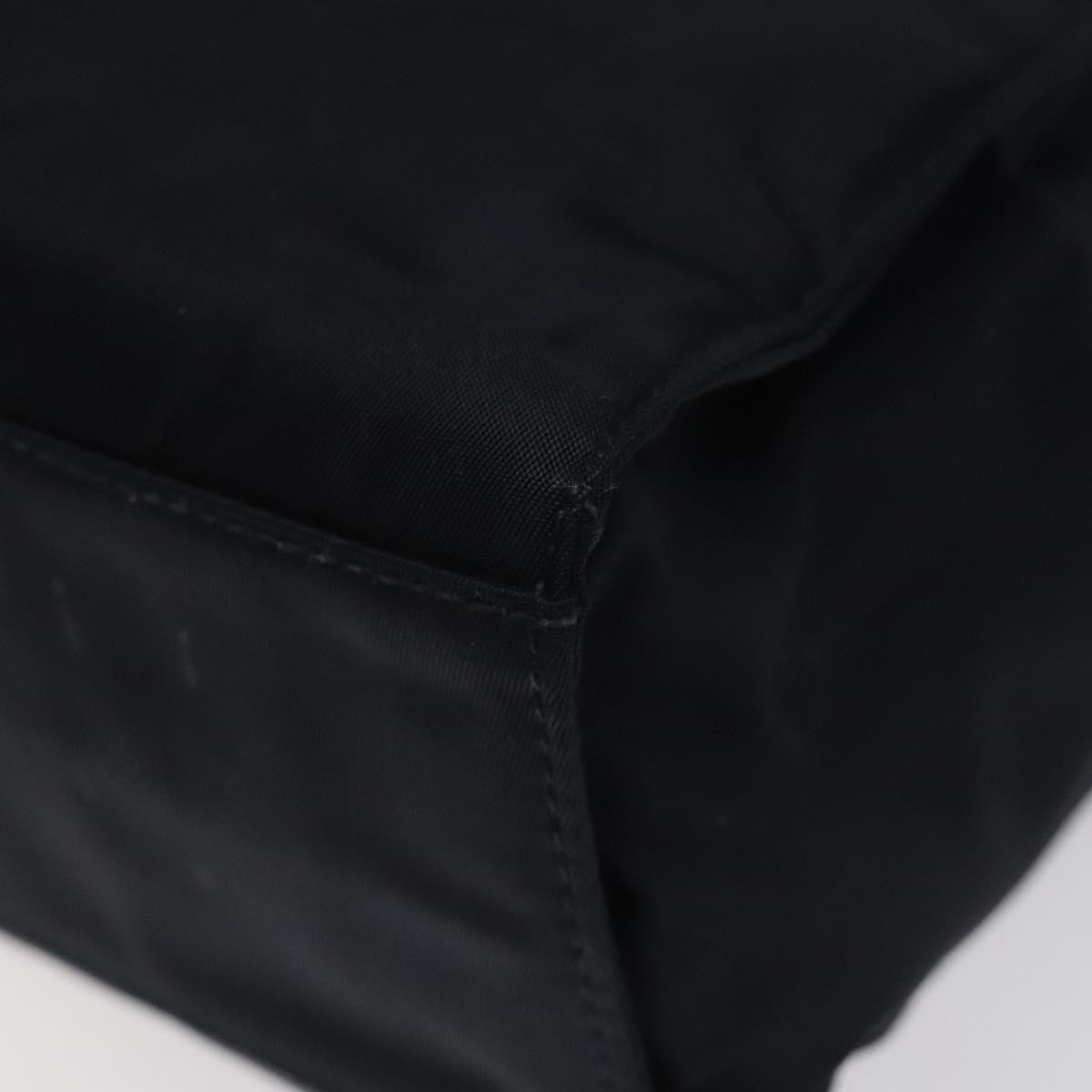 Prada Metal Handles Tote Tessuto, NAVY, NYLON, Handbag