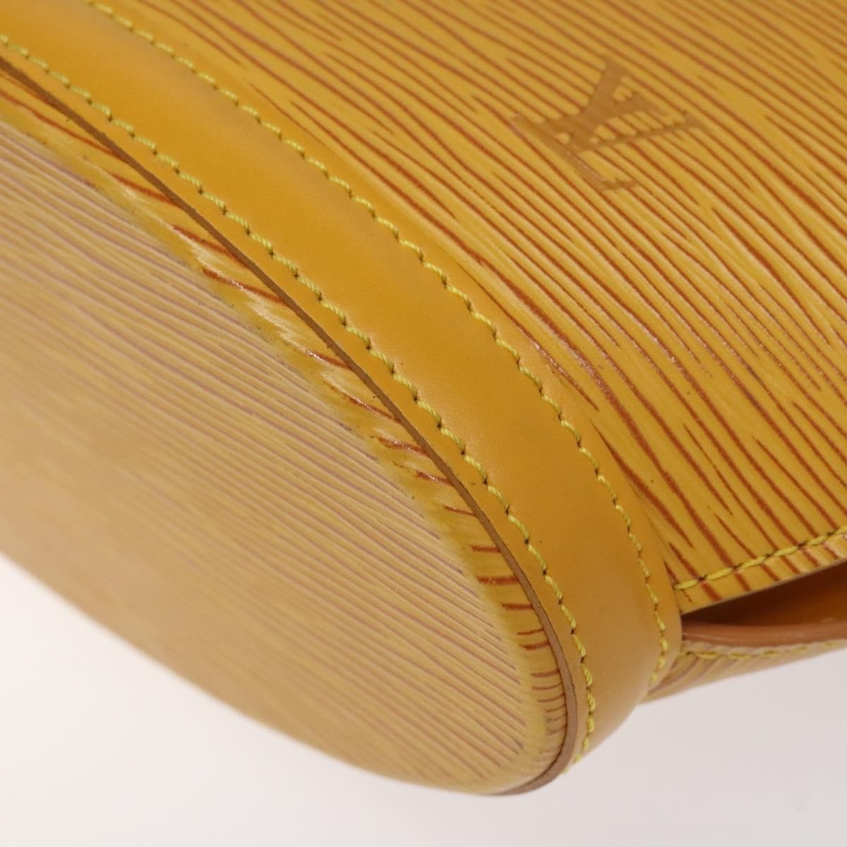 Louis Vuitton Saint Jacques Handbag Epi Leather, YELLOW, LEATHER, Handbag