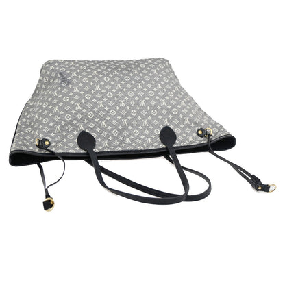 Louis Vuitton Neverfull Tote Monogram Idylle, GRAY, CANVAS, Tote bag