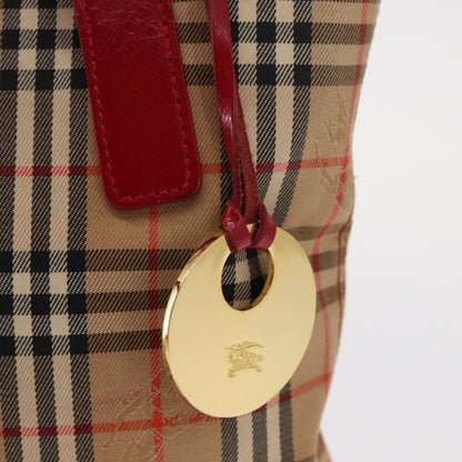 Burberry Nova Check Handbag Nova Check Canvas and leather, BEIGE, CANVAS, Handbag