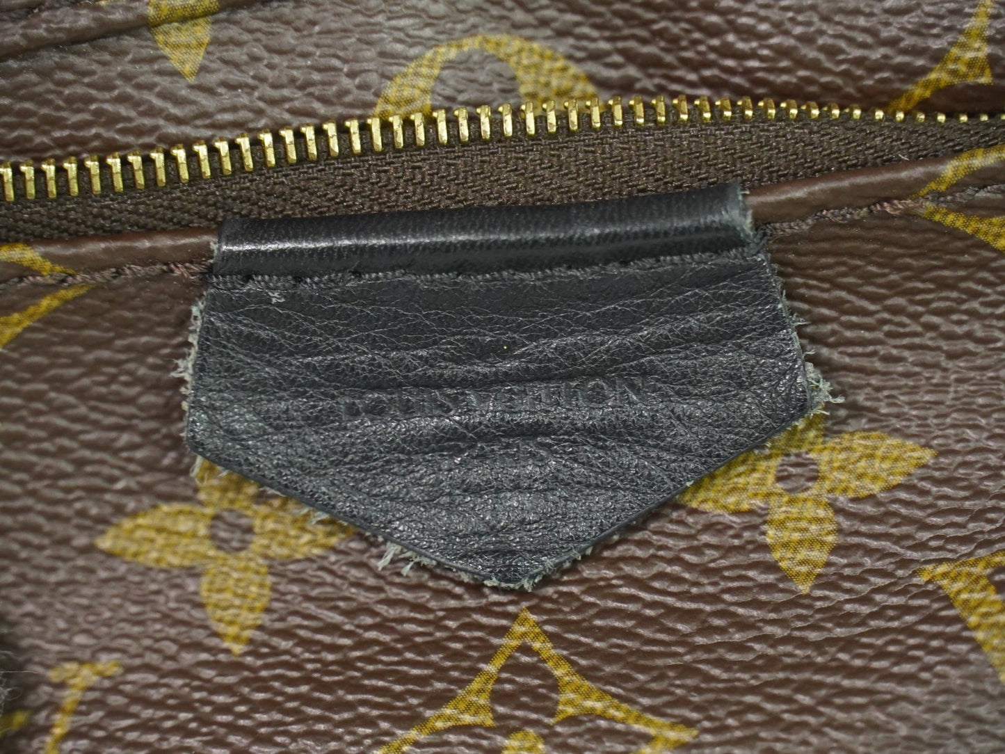 Louis Vuitton Palm Springs Backpack Monogram Canvas, BROWN, CANVAS, Backpack