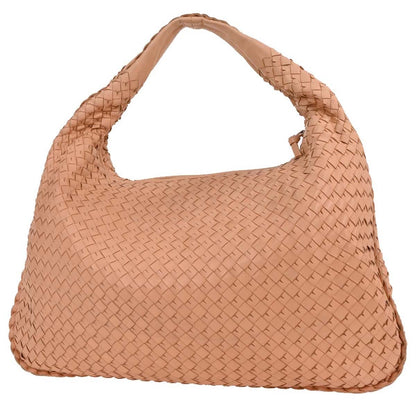 Bottega Veneta Veneta Hobo Intrecciato Nappa, PINK, LEATHER, Handbag