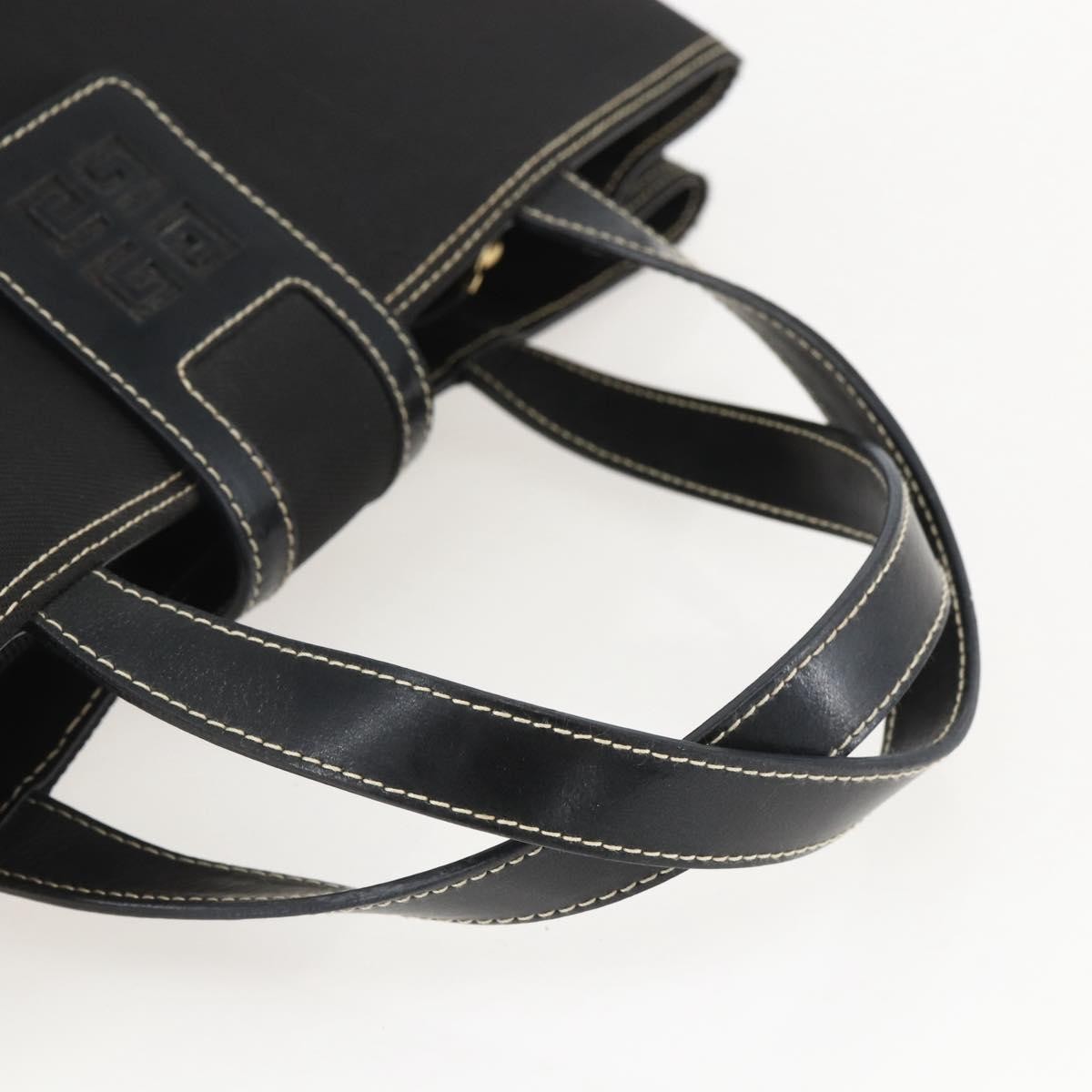 Givenchy Vintage Handbag Canvas, BLACK, CANVAS, Handbag