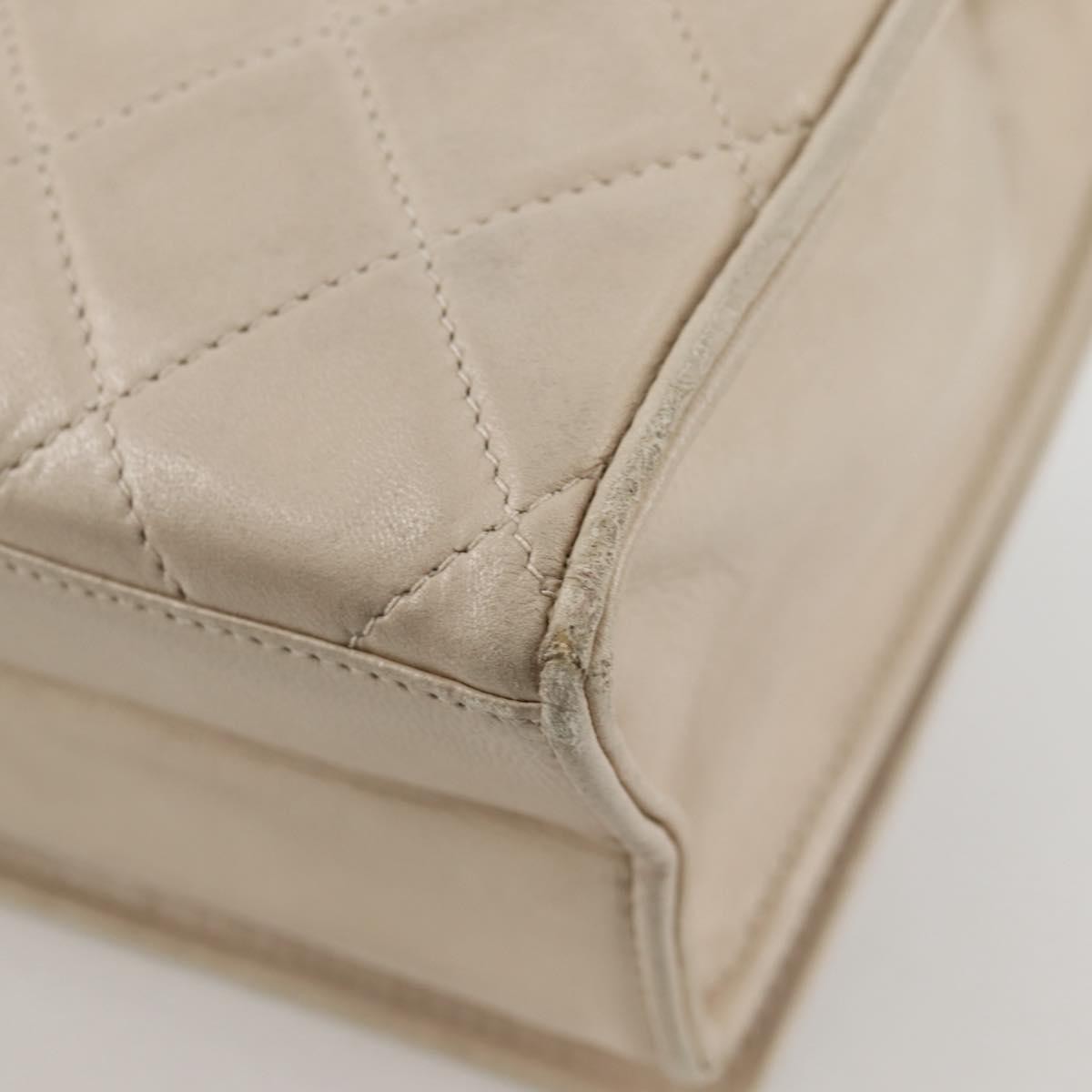 Chanel Vintage Tassel Flap Bag Quilted Lambskin, GOLD, LAMB_SKIN, Handbag