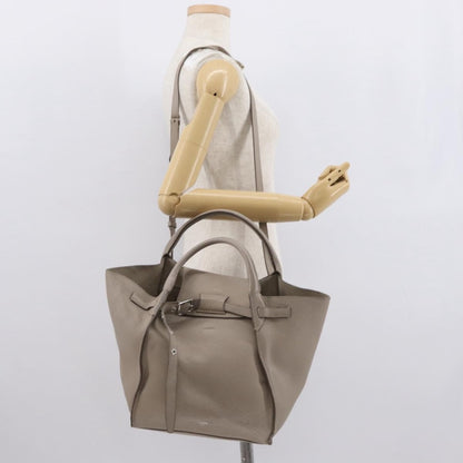 Celine Big Bag Grained Calfskin, BEIGE, LEATHER, Handbag