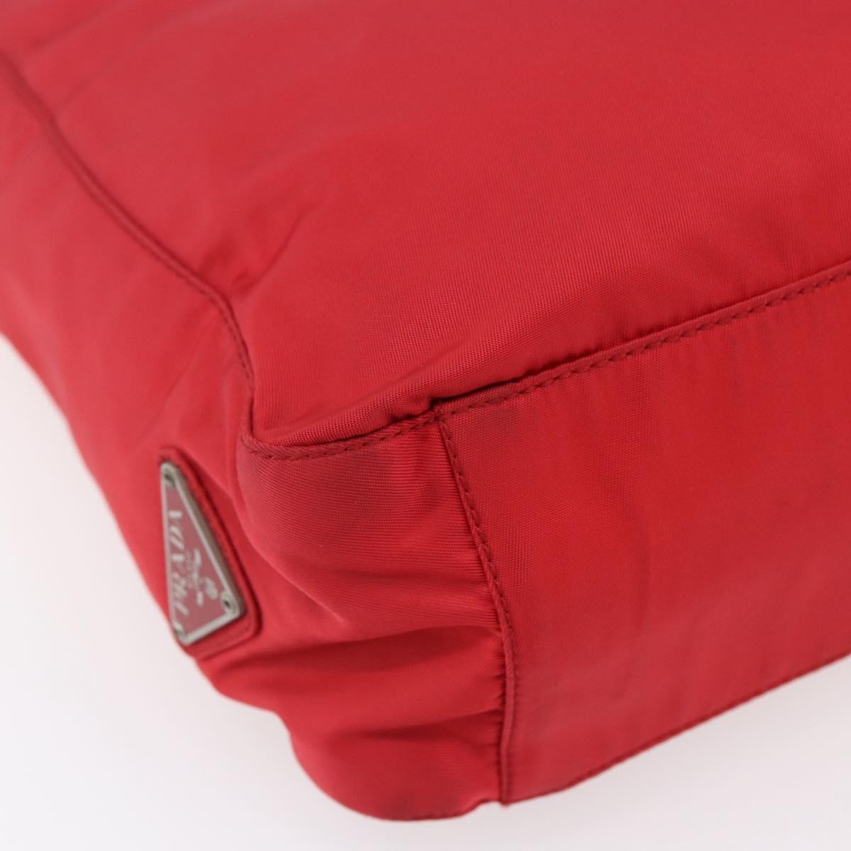 Prada Vintage Tote Tessuto, RED, NYLON, Tote bag