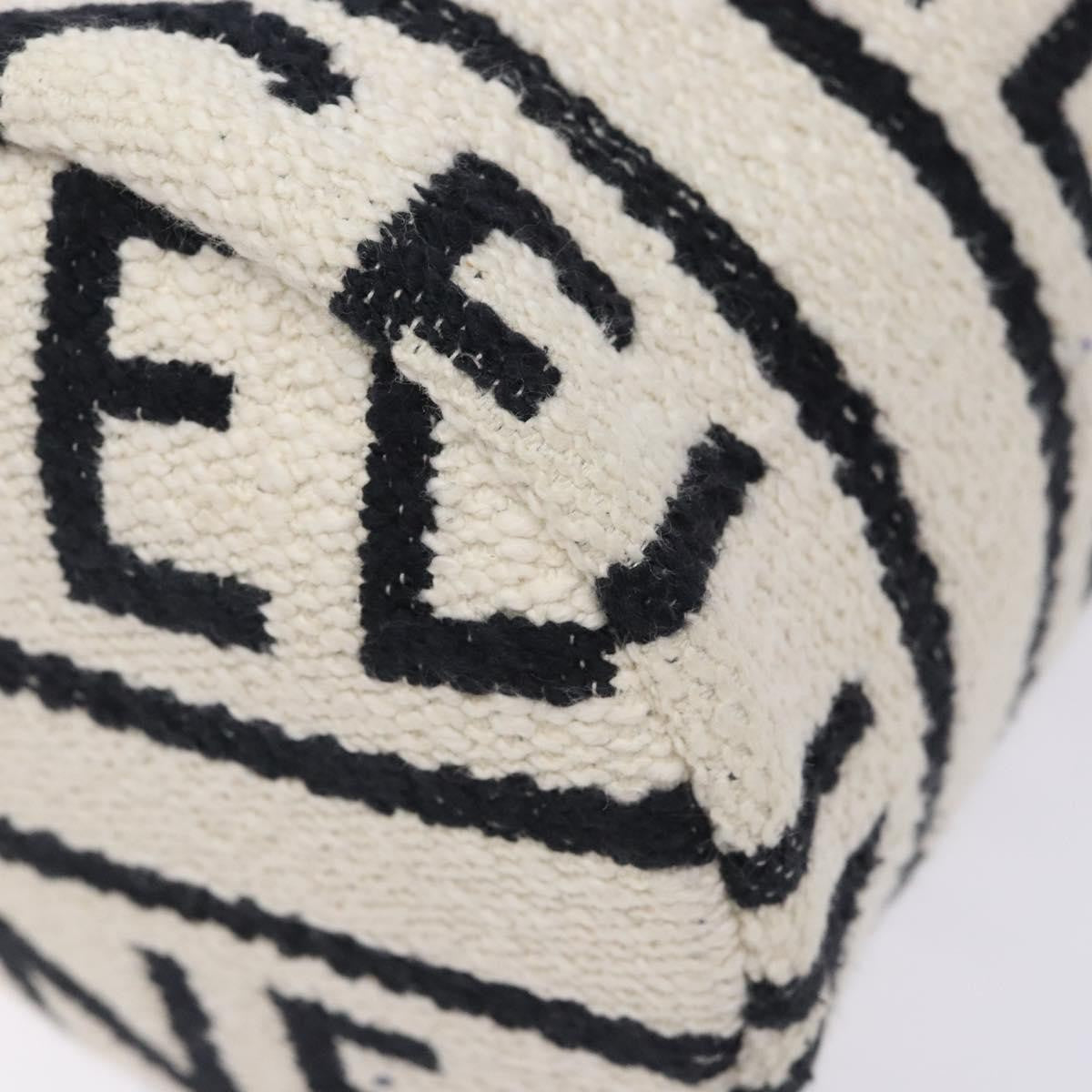 Celine Teen Drawstring Plein Soleil Bucket Bag Canvas with Leather, WHITE, CANVAS, Crossbody bag