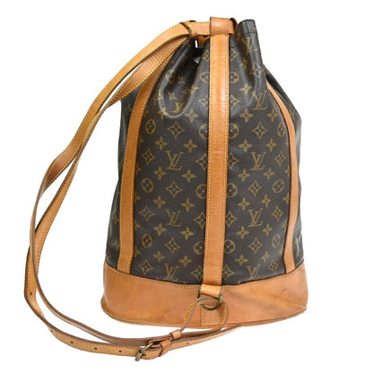 Louis Vuitton Randonnee Backpack Monogram Canvas, Brown, Canvas, Backpack
