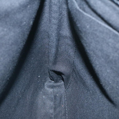 Balenciaga Navy Pochette Canvas and Leather, BEIGE, CANVAS, Clutche & pouche