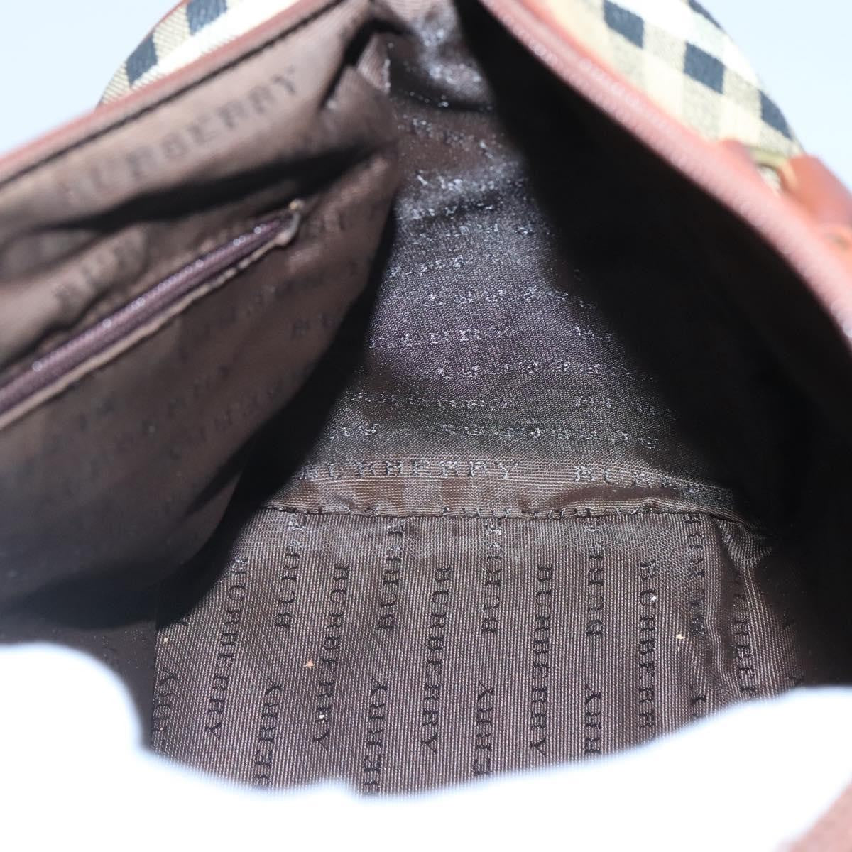 Burberry Chester Satchel Haymarket Coated Canvas, BEIGE, CANVAS, Handbag