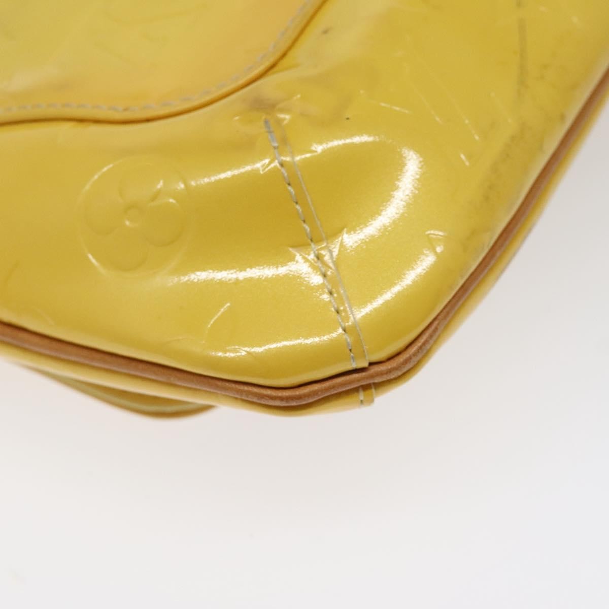 Louis Vuitton Thompson Street Handbag Monogram Vernis, YELLOW, PATENT_LEATHER, Handbag
