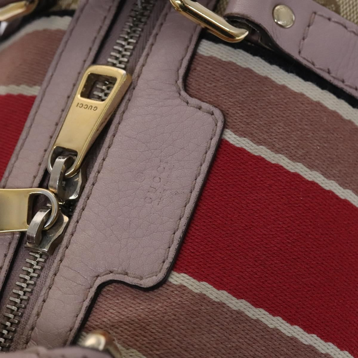 Gucci Vintage Web Boston Bag GG Canvas, BEIGE, CANVAS, Travel bag