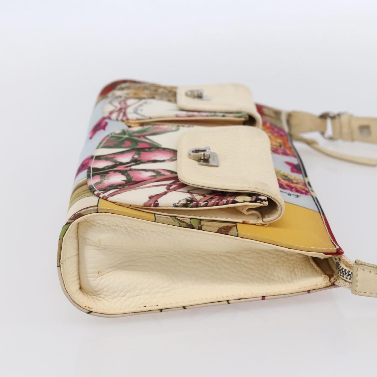 Salvatore Ferragamo Gancini Shoulder Bag Nylon, MULTICOLOUR, NYLON, Shoulder bag