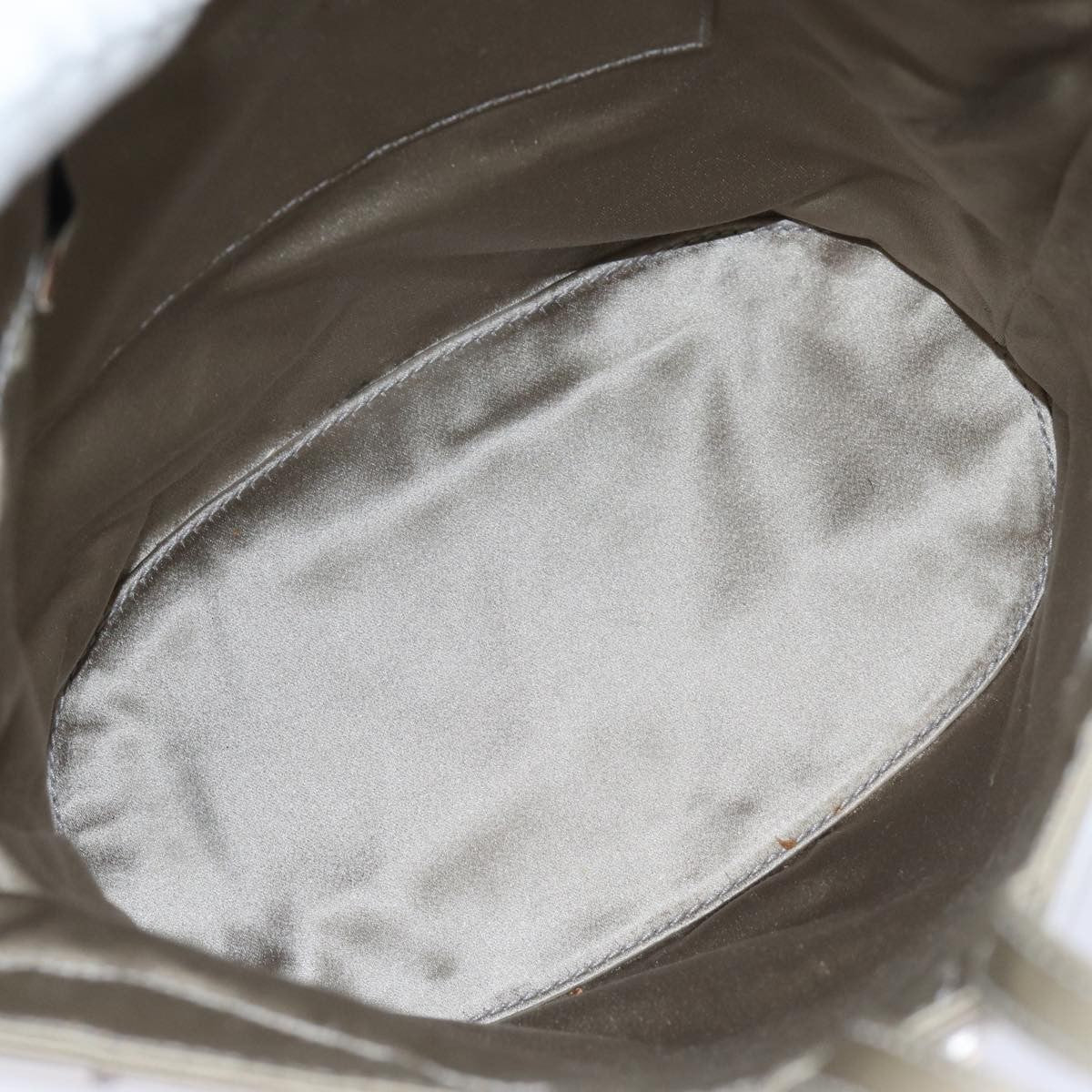 Prada Vintage Handbag Tessuto, SILVER, NYLON, Handbag