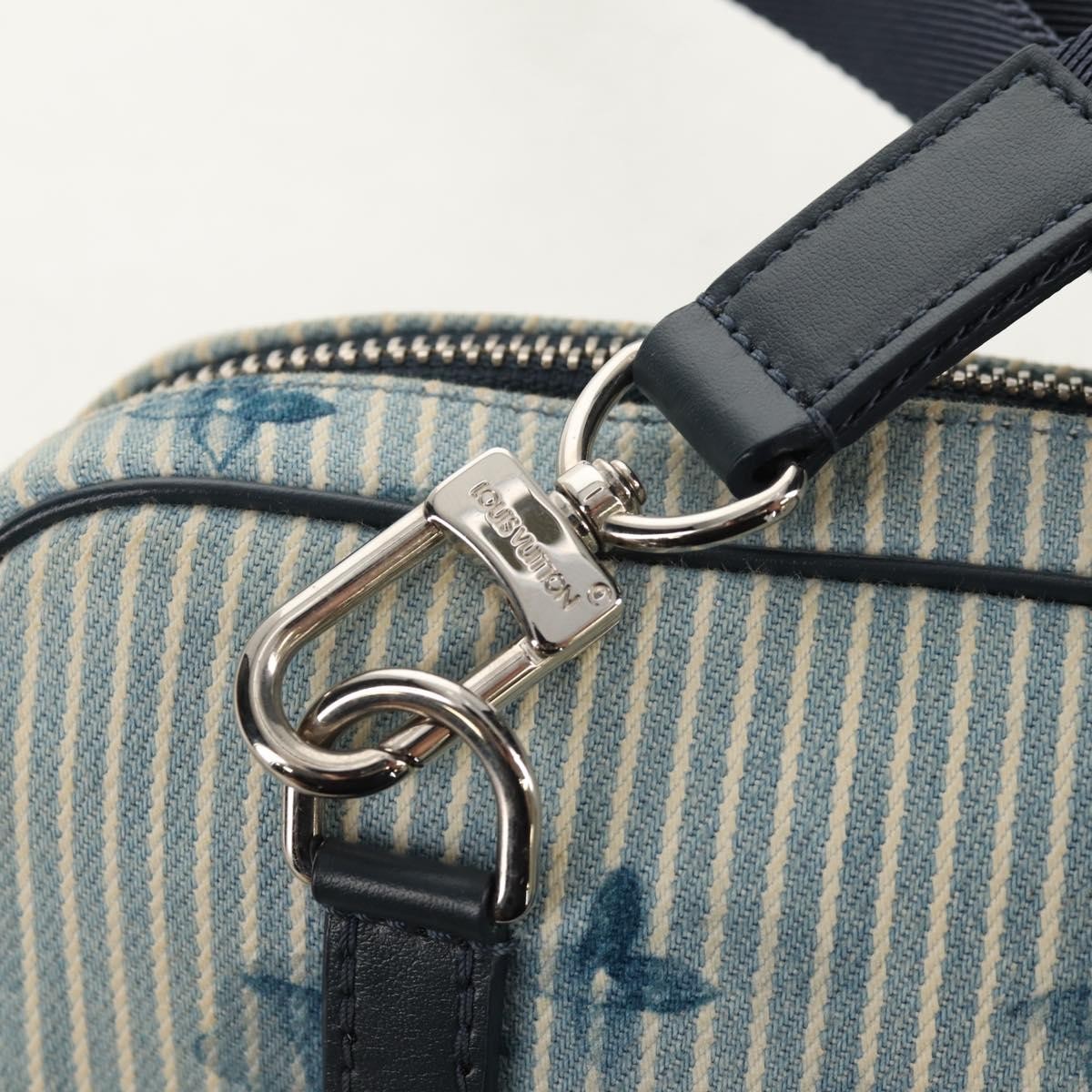 Louis Vuitton Outdoor Pouch Limited Edition Monogram Watercolor Stripes Denim, BLUE, CANVAS, Clutche & pouche