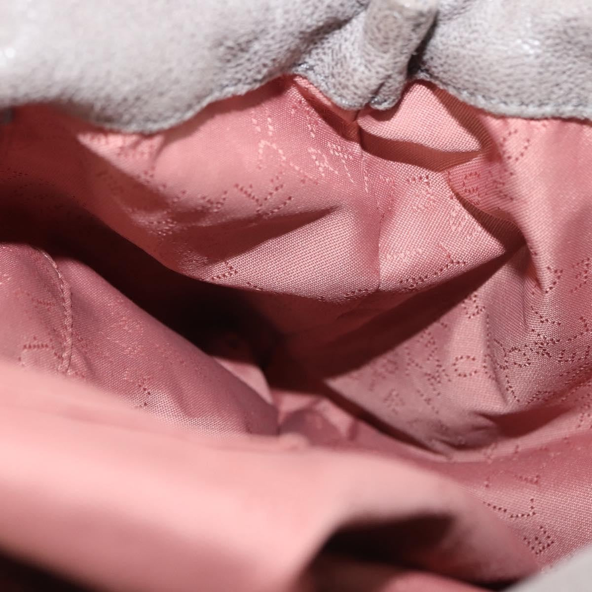 Stella McCartney Falabella Fold Over Crossbody Bag Suede, GRAY, SUEDE, Crossbody bag