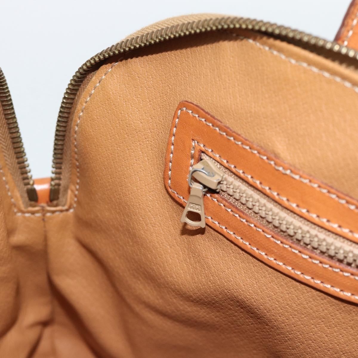 Celine Vintage Macadam Handbag Canvas, Brown, Canvas, Handbag