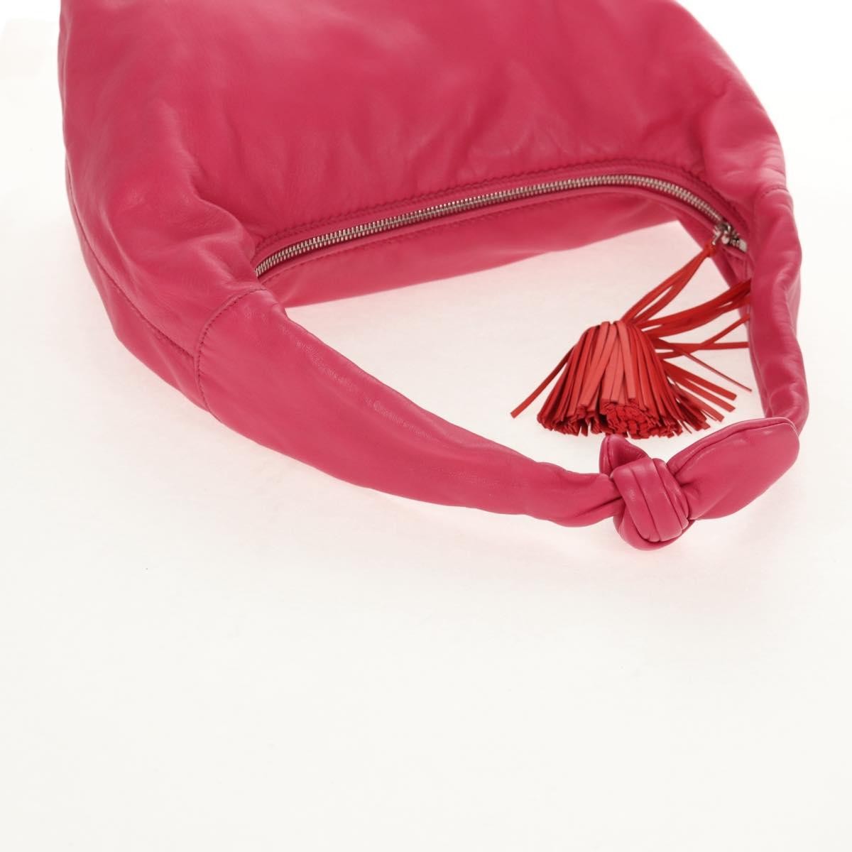 Loewe Anagram Shoulder Bag Leather, PINK, LEATHER, Shoulder bag