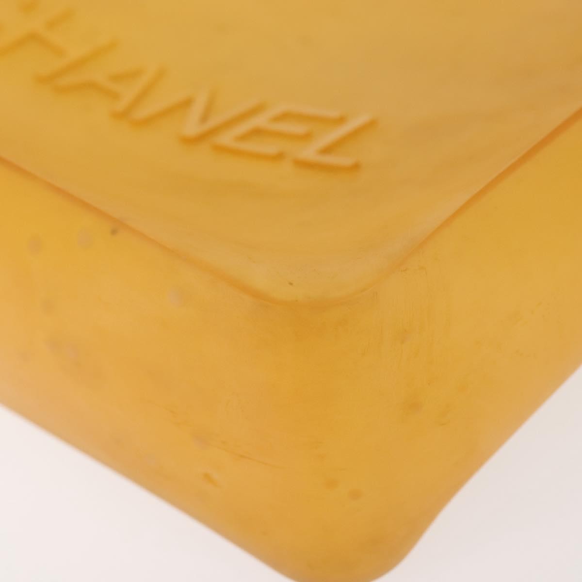 Chanel Jelly Tote Rubber, YELLOW, RUBBER, Tote bag