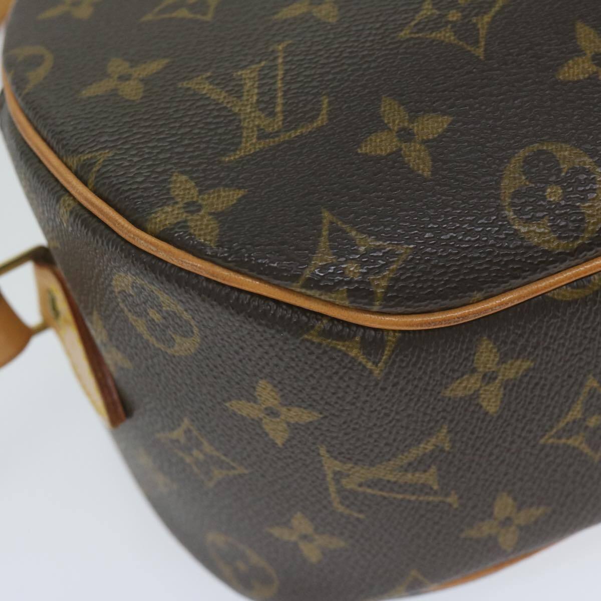 Louis Vuitton Blois Handbag Monogram Canvas, BROWN, CANVAS, Handbag