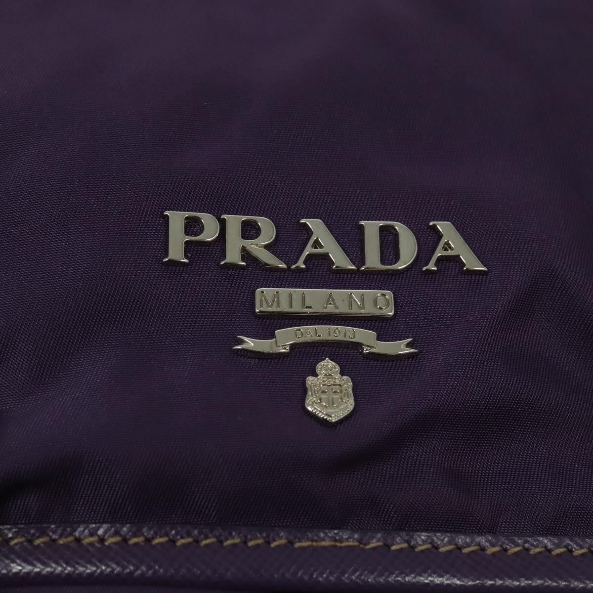 Prada Double Buckle Flap Camera Bag Tessuto, PURPLE, NYLON, Shoulder bag