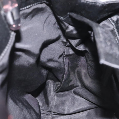 Prada Resin Handle Tote Satin, BLACK, SATIN, Tote bag