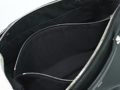 Fendi By The Way Satchel Leather, BLACK, LEATHER, Handbag