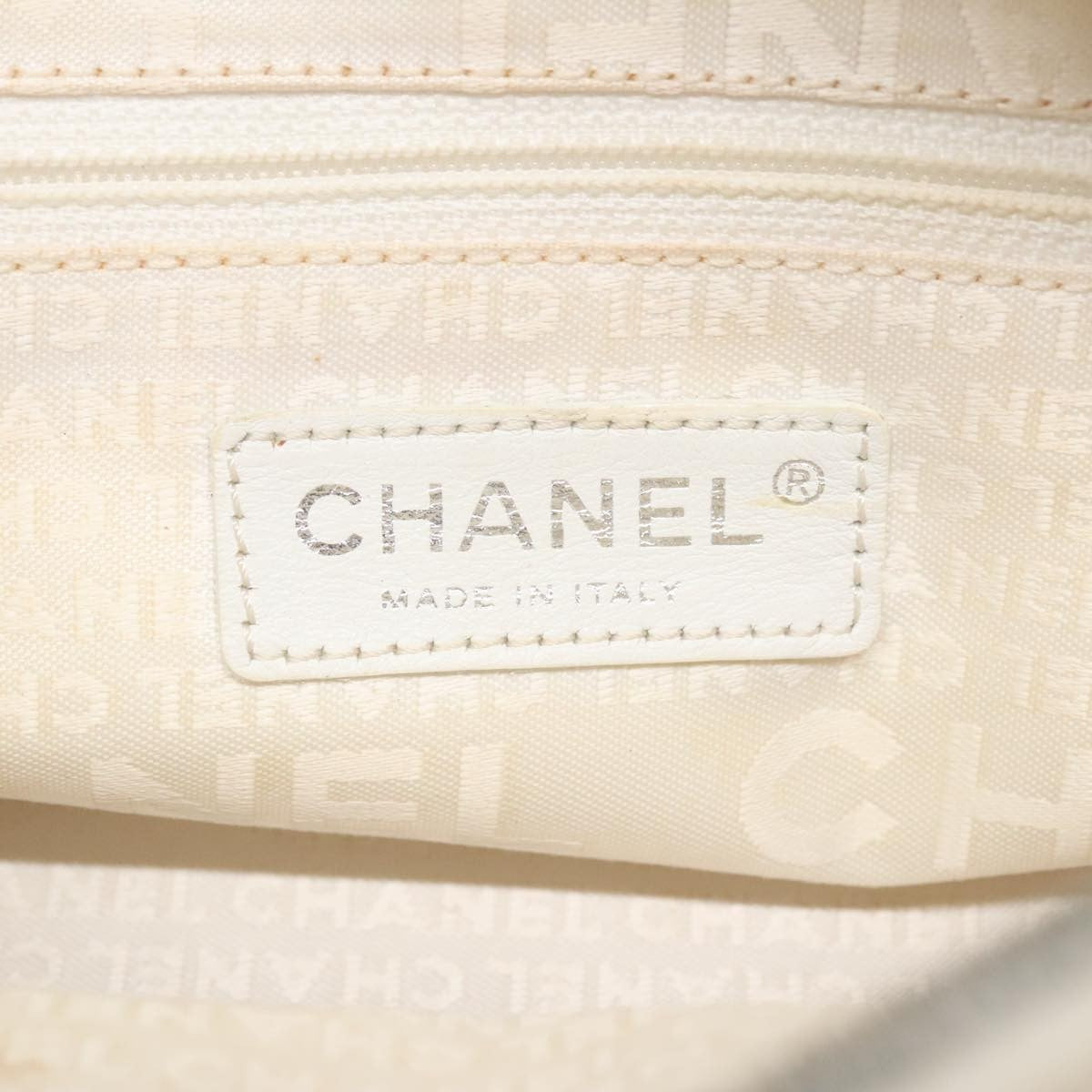 Chanel Ultimate Soft Frame Bag Quilted Calfskin, WHITE, LEATHER, Handbag