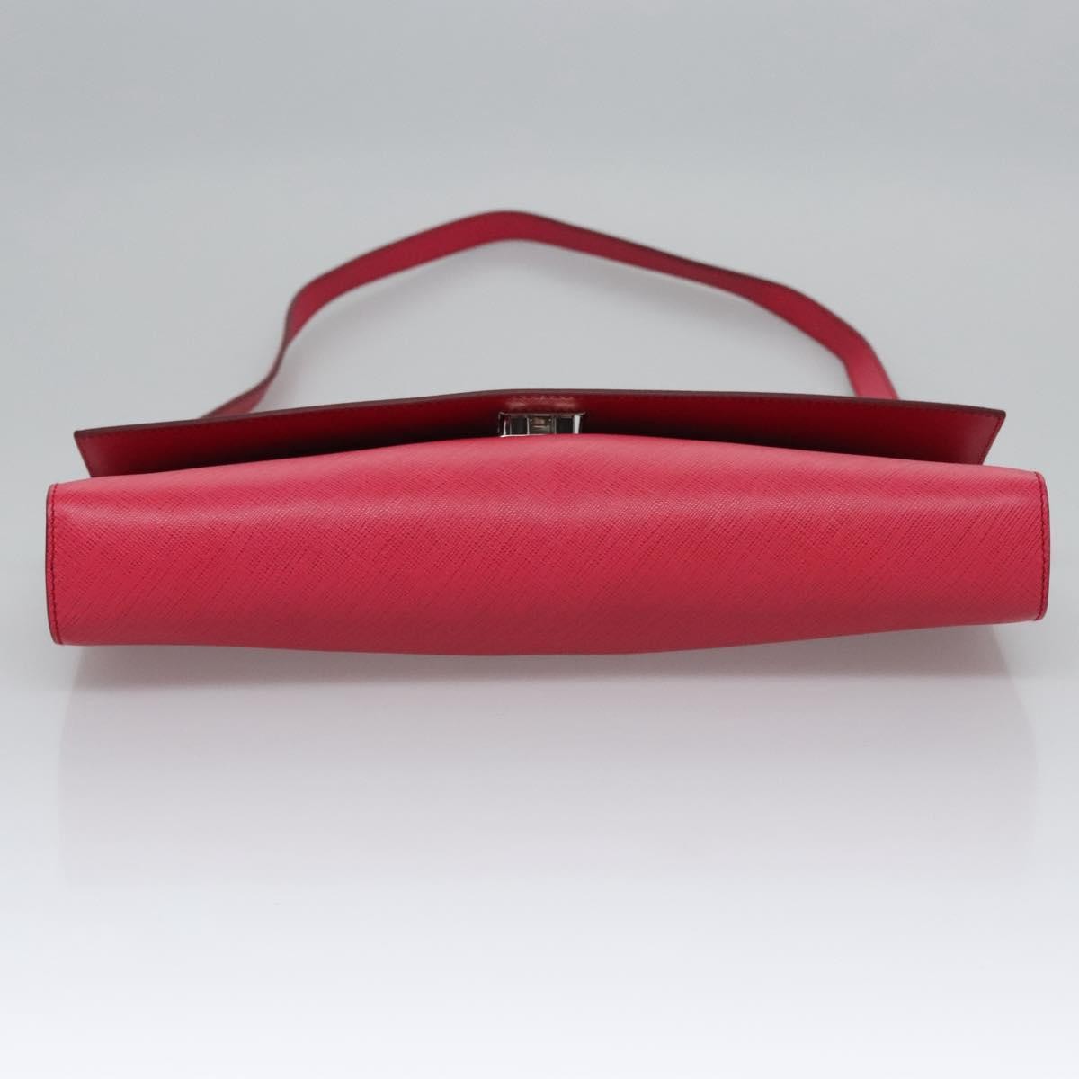 Salvatore Ferragamo Gancini Shoulder Bag Leather, PINK, LEATHER, Shoulder bag